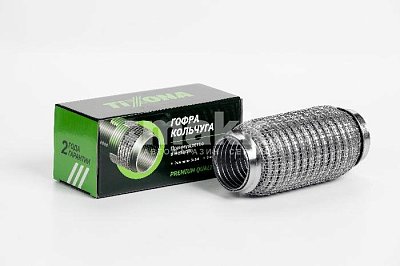 Гофра 45/150 (AISI 304 wire mesh, interlock) P45150WM Tixona