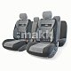 Чехлы Comfort COMBO велюр,11пр.6молн. чёрн./т.серый р-р М 5шт/уп CMB-1105 BK/D.GY