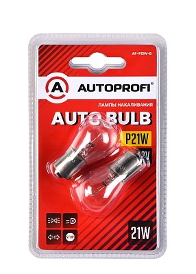 Автолампа P21W 12V Autoprofi (блистер 2шт.)