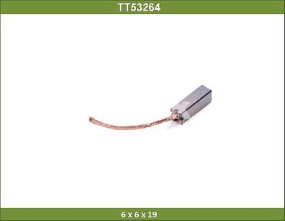 Щетка генератора стартера 6*6*19 12V 24V TT53264 TT