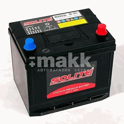 Аккумуляторная батарея 70 Ач Solite CMF (85D23L) о/п 23,0*16,8*22,0