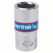 Головка торцевая стандартная шестигранная 1/4", 9 мм King Tony 233509M