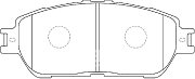 Колодки тормозные передние дисковые BP21480 SB NAGAMOCHI