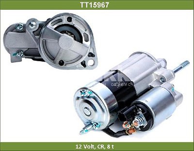 Стартер Santa Fe 2.7L TT15967 Tesla Technics
