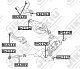 Сайлентблок Nissan Murano #Z50 Pathfinder R52 (2012-…BH22124 JIKIU