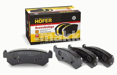 Колодки тормозные задние HF 350 904 HOFER