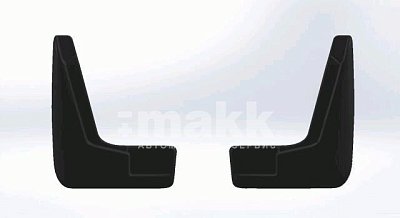 Брызговики черные модель LADA Largus (12+) передний ряд (к-т 2шт) SRTK BR.P.LD.LAR.12G.06002