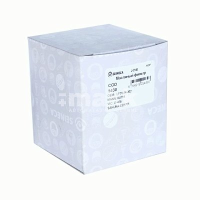 Фильтр масляный Seineca SOF-J-2140 (O-406; EO1701) Mazda 6 >02