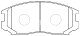 Колодки тормозные передние дисковые BP23285 SB NAGAMOCHI