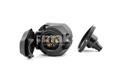 Розетка прицепа, 7 контактов, пластик, Cargen