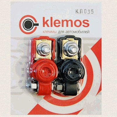 Клеммы аккумуляторные стальные быстросъемные КЛ035 Европа (2 шт)