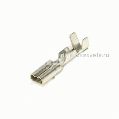 Разъем плоский CARGEN "мама" АХ-381 серии 2.8 (с фиксацией)