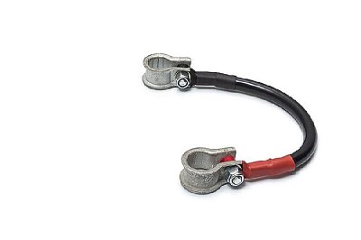 Перемычка с клеммами "+" и "-" сечение провода 25 кв мм, длина 230 мм