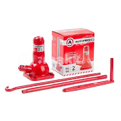 Домкрат  2т подъем 180-390 мм винтовой механич бутылочный Autoprofi DVB-20-Mi