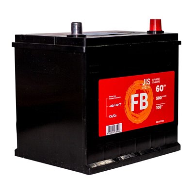 Аккумуляторная батарея 60 Ач FB Азия (65D23L) о/п 23*17,2*22