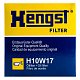 Фильтр масляный Hengst H10W17 (W 920/48, C-231) Nissan Almera, Pathfinder, Navara, X-Trail, Premiera