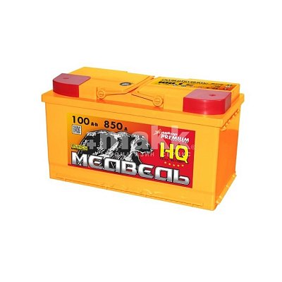 Аккумуляторная батарея 100 Ач Медведь VLA Ca/Ca п/п 35,3*17,5*19