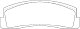 Колодки тормозные дисковые передние LADA Niva, Niva-Chevrolet, Taiga BP40230 SB NAGAMOCHI