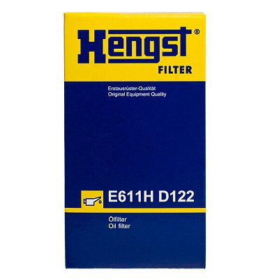 Фильтр масляный Hengst E611H D122 (HU 612/2 X) Chevrolet Aveo, Cruze; Opel Astra