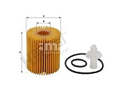 Фильтр масляный Hengst E1024H D234 (HU 7019 Z, O-118) TOYOTA CAMRY 2.5 2008/01-, LEXUS RX 350