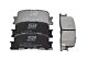 Колодки тормозные дисковые задние BP21458 SB NAGAMOCHI