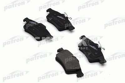 Колодки тормозные задние PBP1766 PATRON