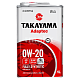 Масло моторное TAKAYAMA Adaptec 0W20 синт. API SP ILSAC GF-6A  1л металл