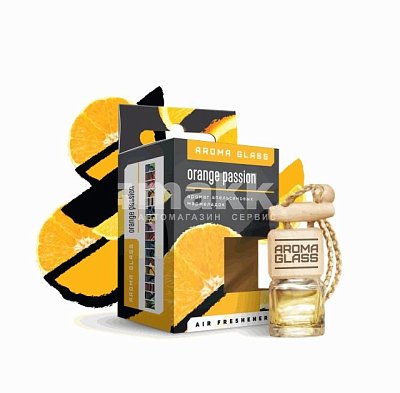 Ароматизатор подвесной флакон Orange Passion Aroma Glass AG-05