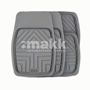 Коврики-ванночка 4 предмета Autoprofi Arrow серый (TER-110 GY)