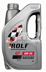 Масло моторное ROLF GT 0W30 синтетическое ACEA A3/B4 4л