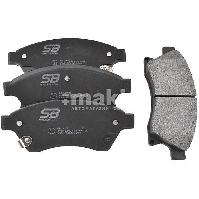 Колодки тормозные дисковые передние BP34391 SB NAGAMOCHI