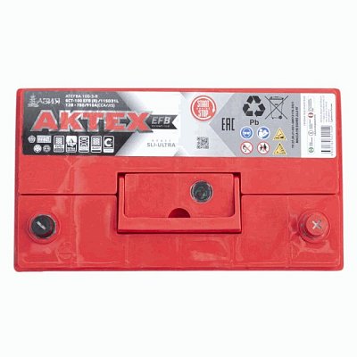 Аккумуляторная батарея 100 Ач Актех Азия EFB (115D31L) о/п 30,6*17,5*22,5
