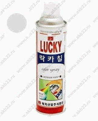Краска-аэрозоль LUCKY хром, глянцевая 530мл Lc-321