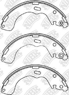 Колодки тормозные задние FN3382 NIBK