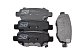 Колодки тормозные дисковые задние BP82002 SB NAGAMOCHI