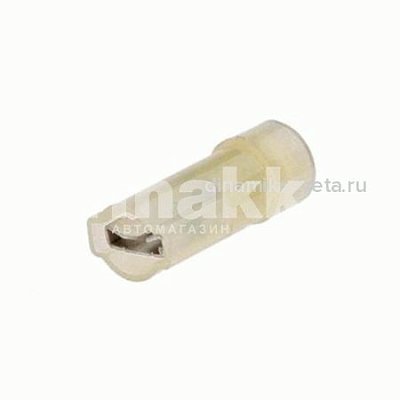 Разъем плоский "мама" изолированный полностью КВТ РПИ-М(н)1,5-(6,3) (латунь,нейлон красный) (ПЭ10/10