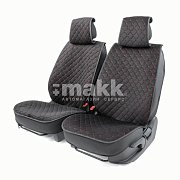 Накидки на сиденье Car Performance передние 2 шт алькантара черн/красные 5шт/уп CUS-2012 BK/RD