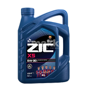 Масло моторное ZIC X5  5W30  полусинтетическое 4л