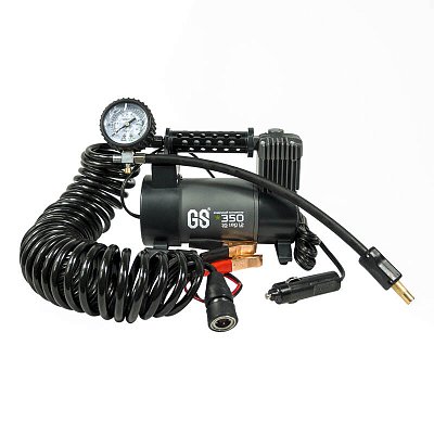 Компрессор 35л/мин 180W 12V 10Атм, шланг с переходником Green Star 