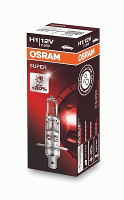 Автолампа H1 12V 55W+30% OSRAM 64150SUP P14.5s