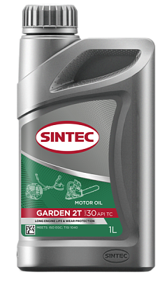 Масло моторное SINTEC Garden 2T полусинтетическое 1л 