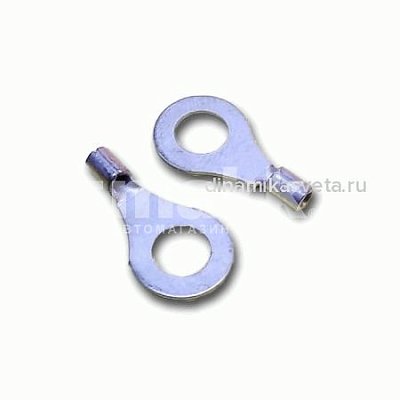 Наконечник кольцевой неизолированный TITAN RNB1-6 (Ø6мм,сечение 0,5мм-1,5мм,винил) (ПЭ10/100)