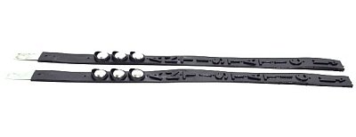 Антистатик-заземлитель с метал.сердечником Светофор силиконовый, черный, нержавейка 52см 40659