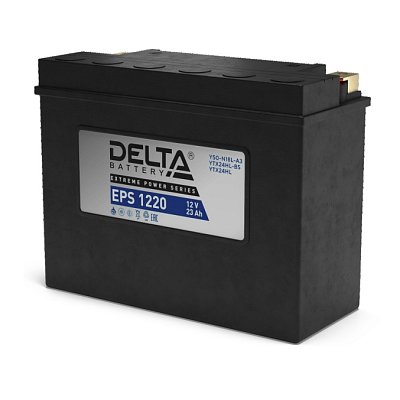 Мото аккумулятор 24 Ач Delta о/п (YTX24HL-BS, YTX24HL) 