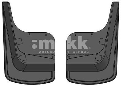 Брызговики универсальные передний ряд (к-т 2шт) SRTK BR.U.04001