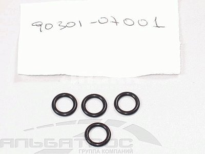 Кольцо топливной форсунки Toyota 4E-FE/4A-FE/5A-FE/3S-FE/2ZZ-GE/2JZ-GE/2UZ-FE верхн. 90301-07001 OEM