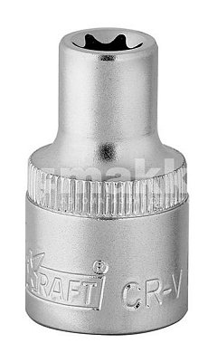 Головка торцевая TORX Е-стандарт 1/2" E10 Кraft 700607
