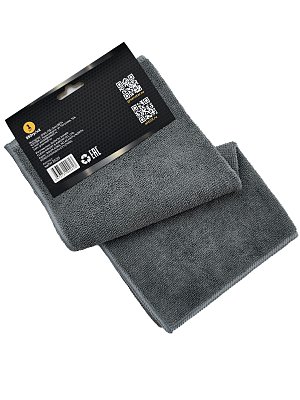 Салфетка из микрофибры 35x35 см Green Star серая 250 гр/м2