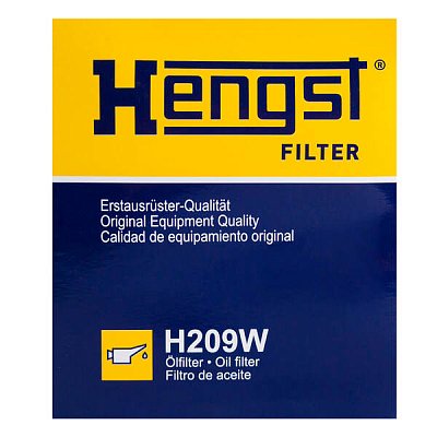 Фильтр масляный Hengst H209W (W 9066, WP 928/81, C-306) Mitsubishi Colt, Galant, L200, Lancer