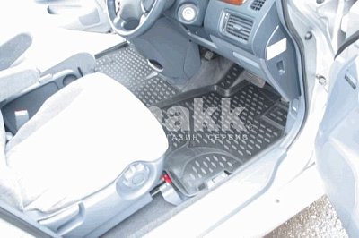 Коврики в салон HONDA Odyssey RA6 JDM 12/1999-09/2003, П.Р., 3 ряда, 5 шт. (полиуретан)